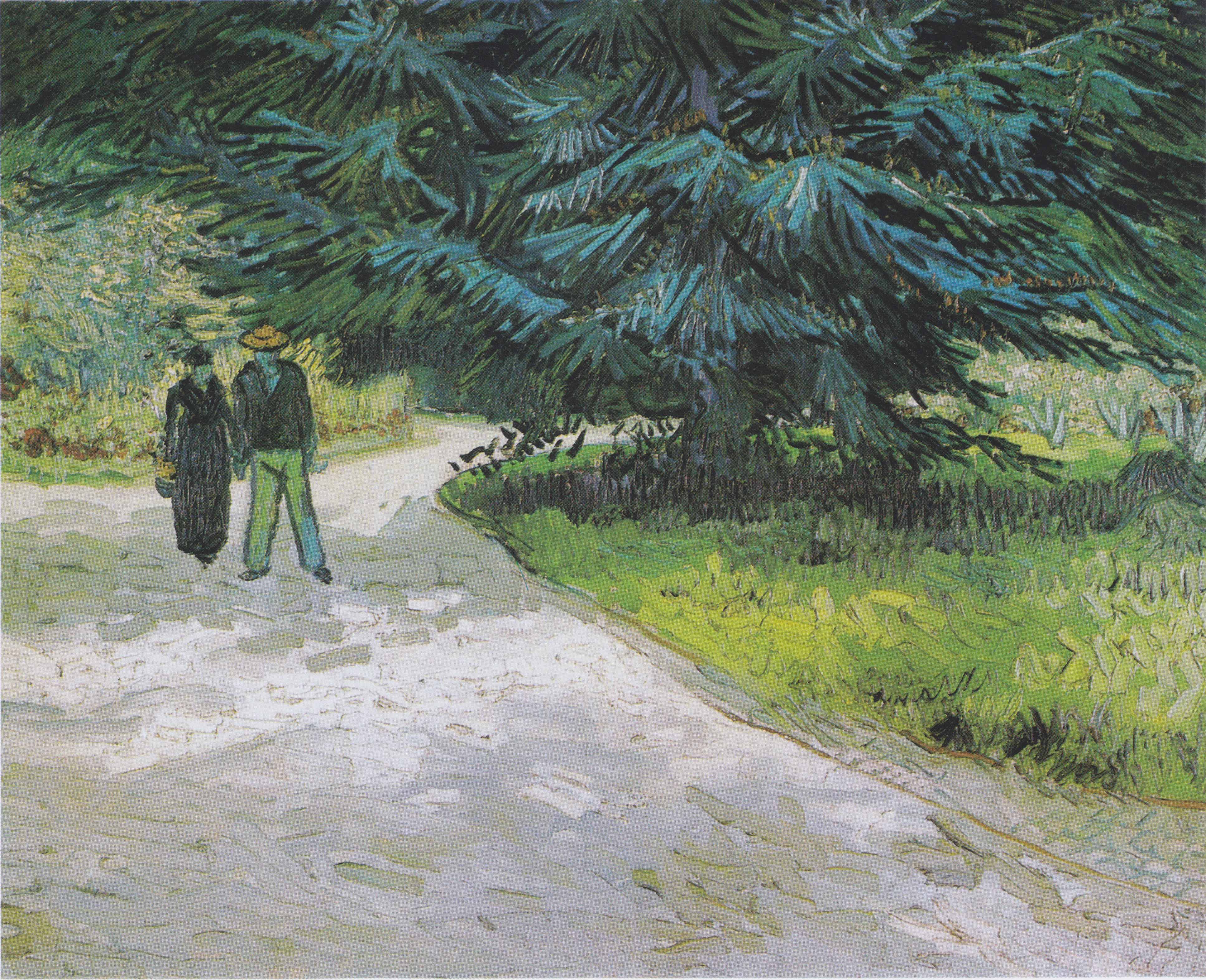 Couple in the Park at Arles